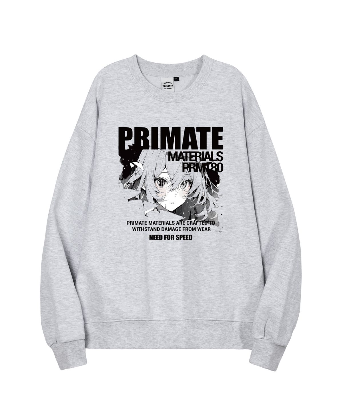 프라임에이트(PRIMATE) [기모/NO기모] WINTER 오버핏 맨투맨 6 COLORS
