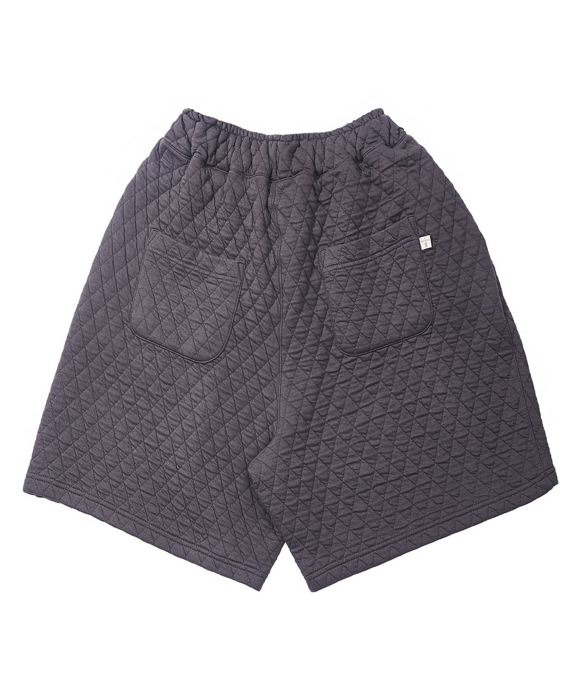 어낫띵(A NOTHING) VINTAGE DIA-QUILTING WIDE 1/2 PANTS (Charcoal)
