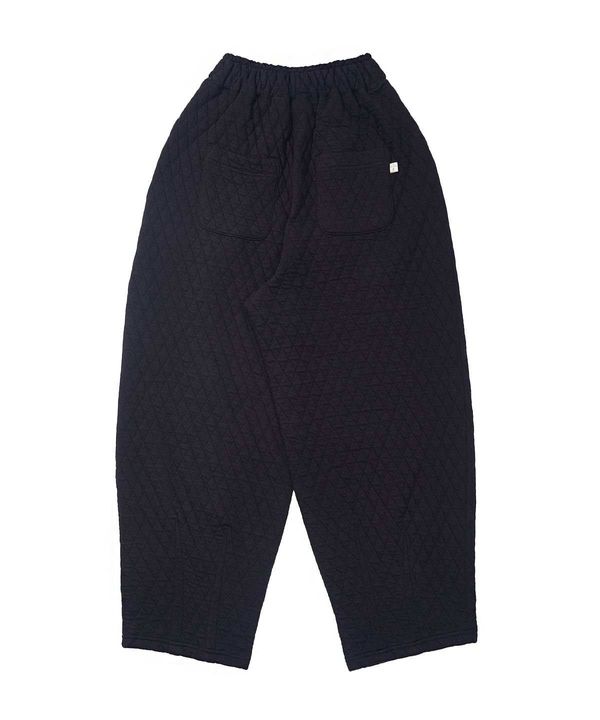 어낫띵(A NOTHING) VINTAGE DIA-QUILTING BALLOON PANTS (Black)