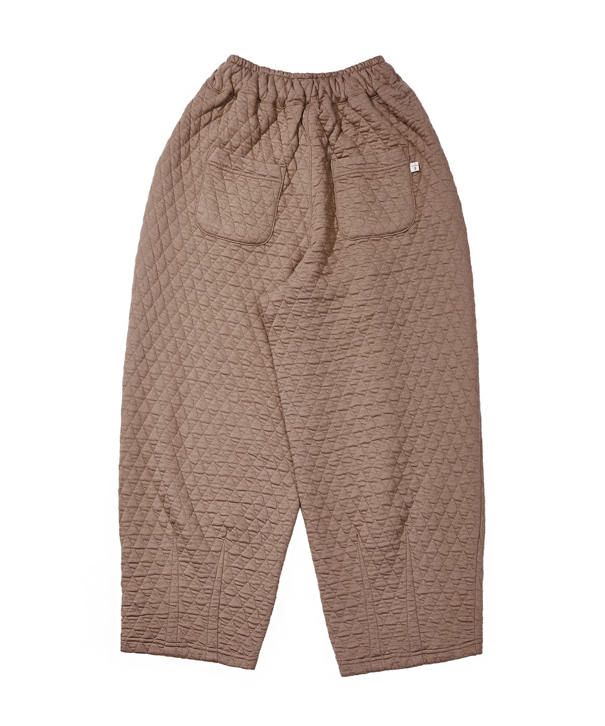 어낫띵(A NOTHING) VINTAGE DIA-QUILTING BALLOON PANTS (Beige)