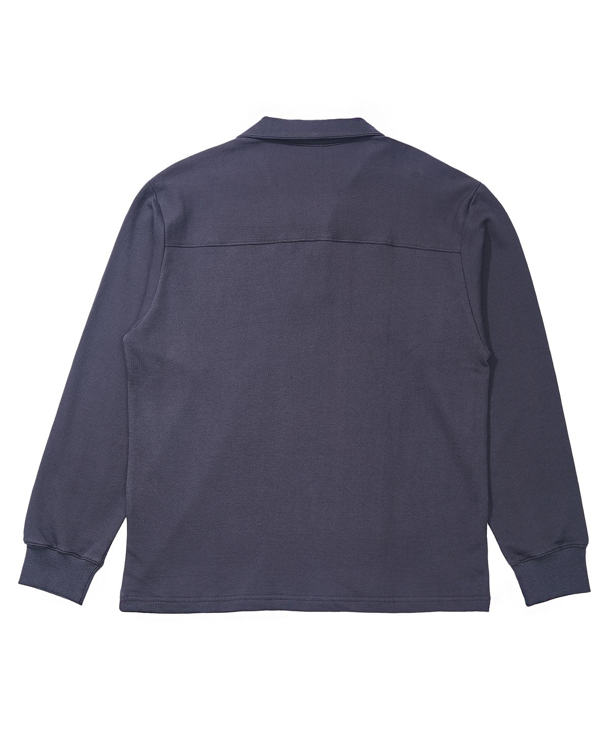 어낫띵(A NOTHING) MU-WI PIN-KNIT COLLAR-TEE (Charcoal)