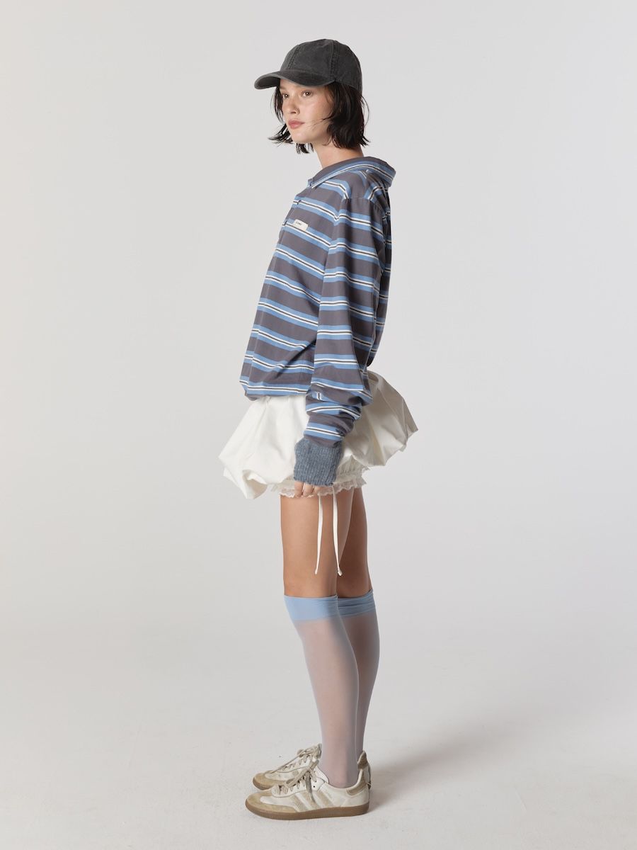 GLOWNY【送料込】TERRY PK LONG SLEEVE 4COLOR MUSINSA | GLOWNY TERRY PK LONG SLEEVE (BLACK)