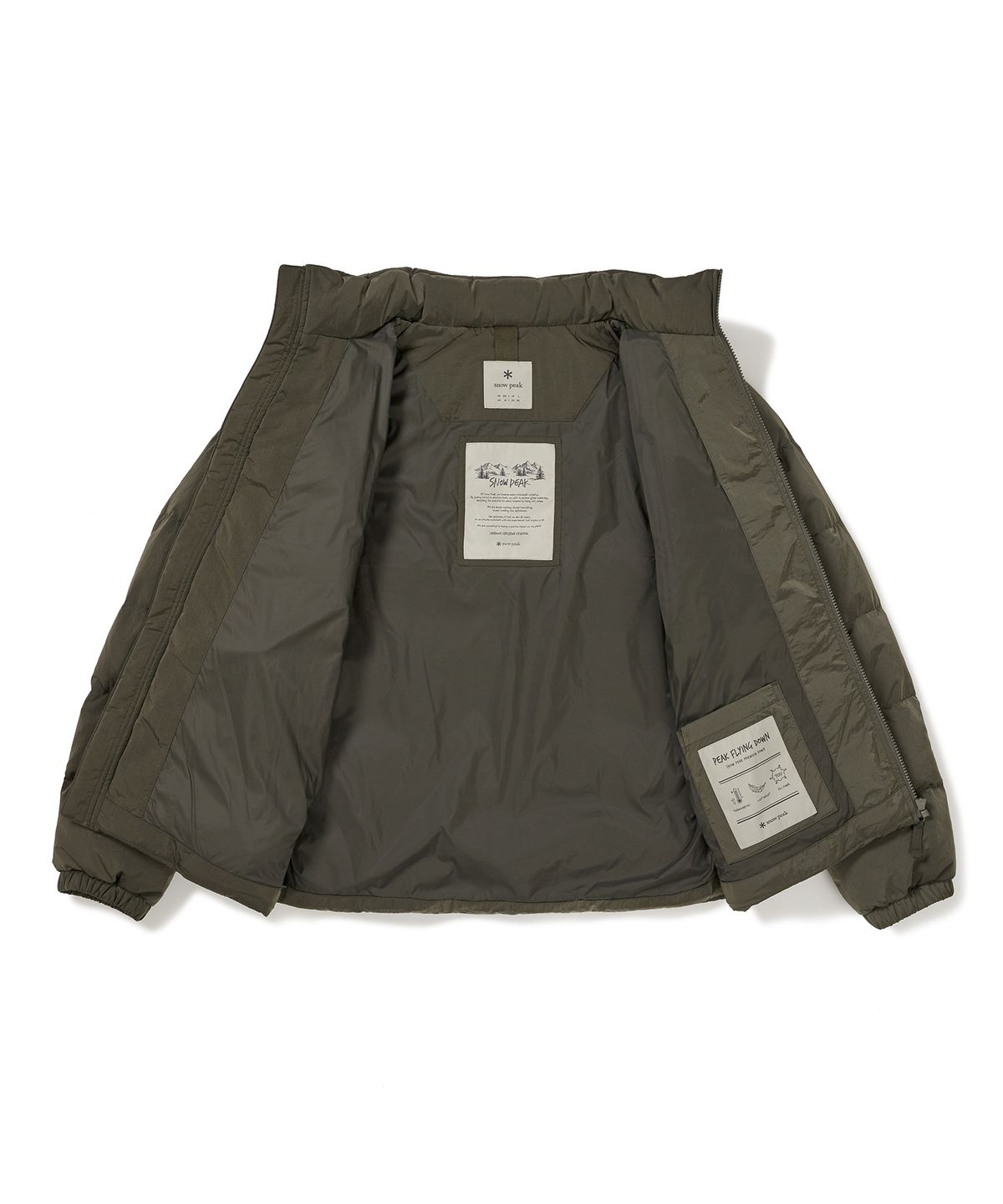 스노우피크 어패럴(SNOWPEAK APPAREL) 브라이트 스탠드넥 경량 다운 자켓 (S24WMFDJ72) Khaki