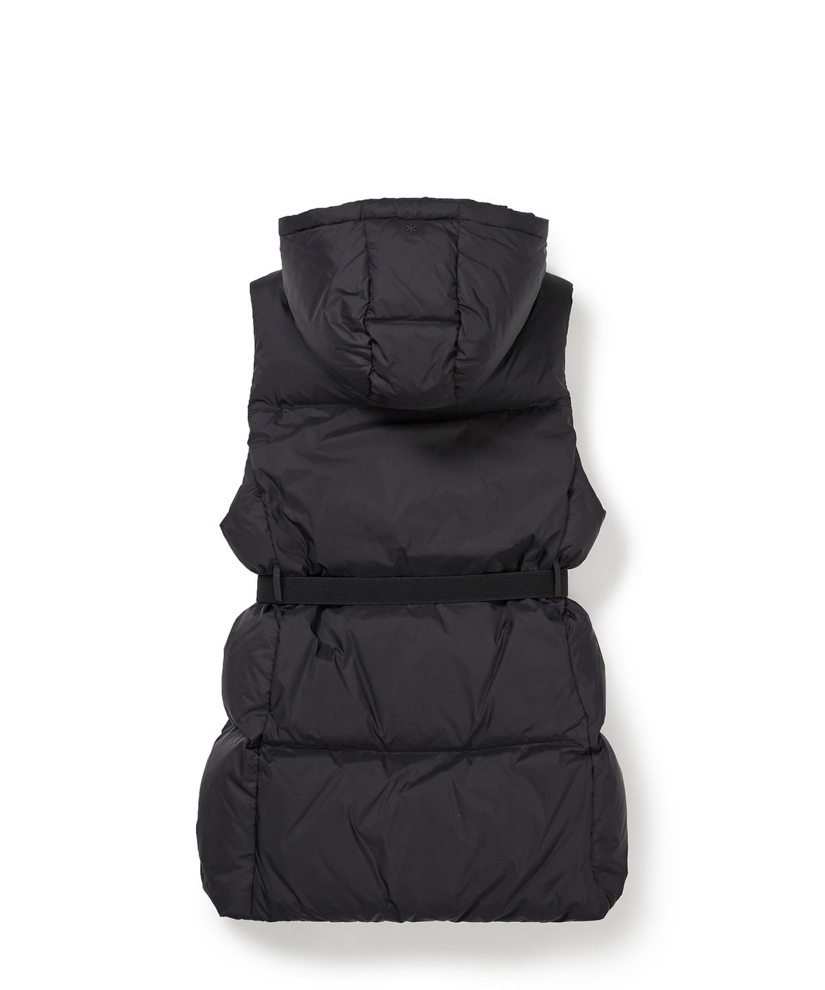 스노우피크 어패럴(SNOWPEAK APPAREL) 티피코 여성 후드 벨티드 다운 베스트 (S24WWTDV03) Black