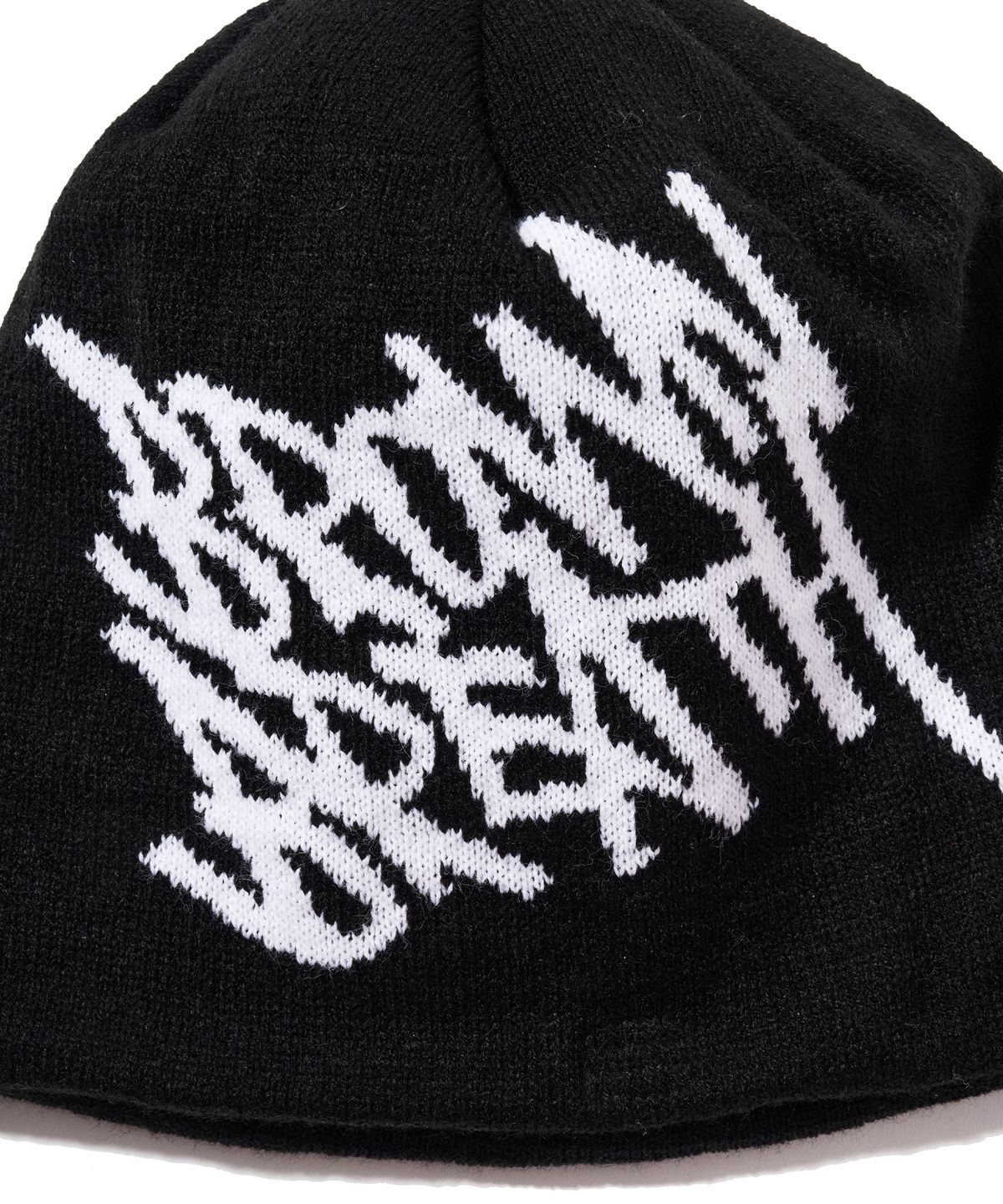 브라운브레스 키즈(BROWNBREATH KIDS) KIDS BIG TAG BEANIE - BLACK