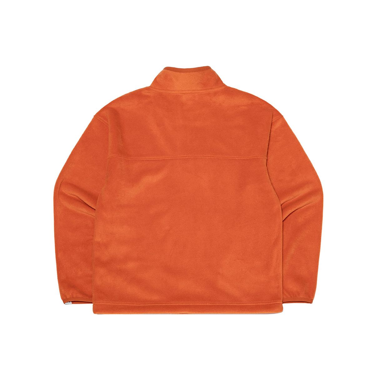 코닥(KODAK) 코다크롬 세미오버핏 스탠넥 반집업 플리스 ORANGE