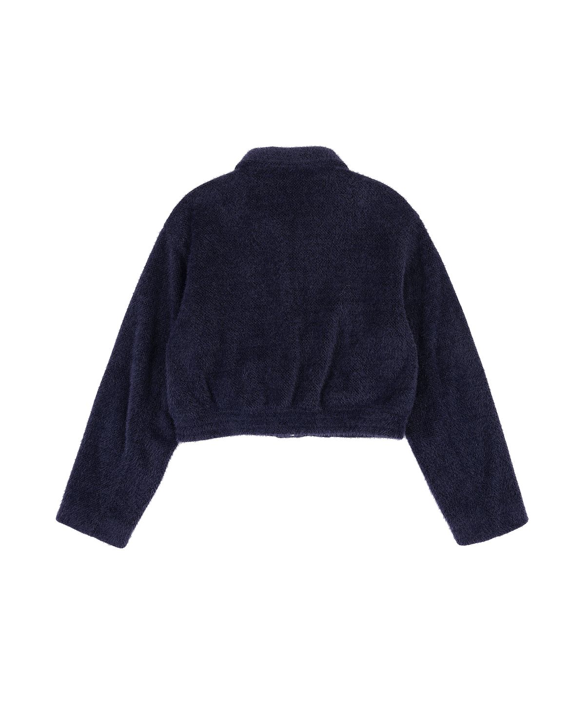 델리센트(DELICCENT) 메린 텍스쳐 블루종 점퍼 [NAVY]