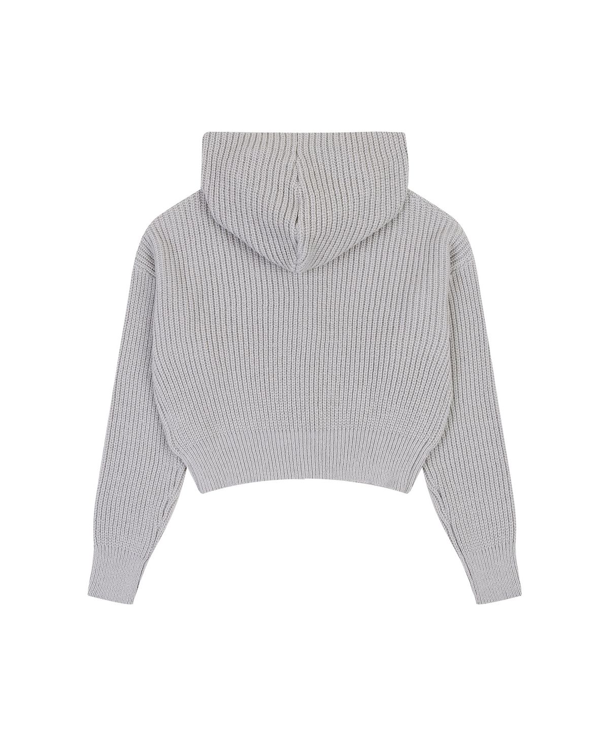 델리센트(DELICCENT) 후드 포켓 더플 가디건 [LIGHT GRAY]