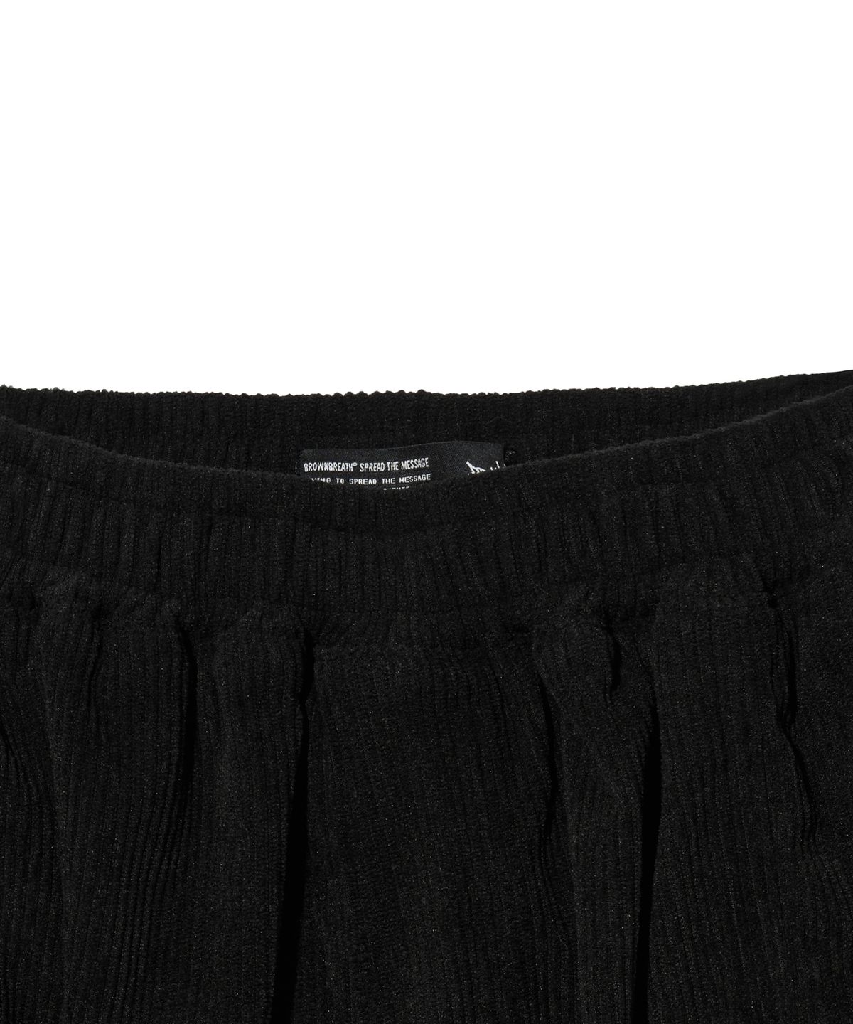 브라운브레스 키즈(BROWNBREATH KIDS) KIDS TAG CORDUROY POCKET PANTS - BLACK