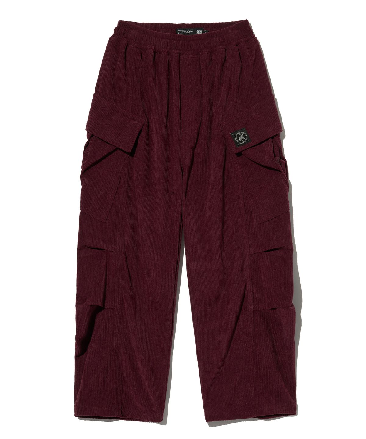 브라운브레스 키즈(BROWNBREATH KIDS) KIDS TAG CORDUROY POCKET PANTS - BURGUNDY