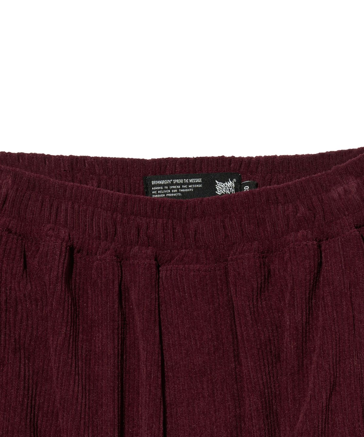 브라운브레스 키즈(BROWNBREATH KIDS) KIDS TAG CORDUROY POCKET PANTS - BURGUNDY