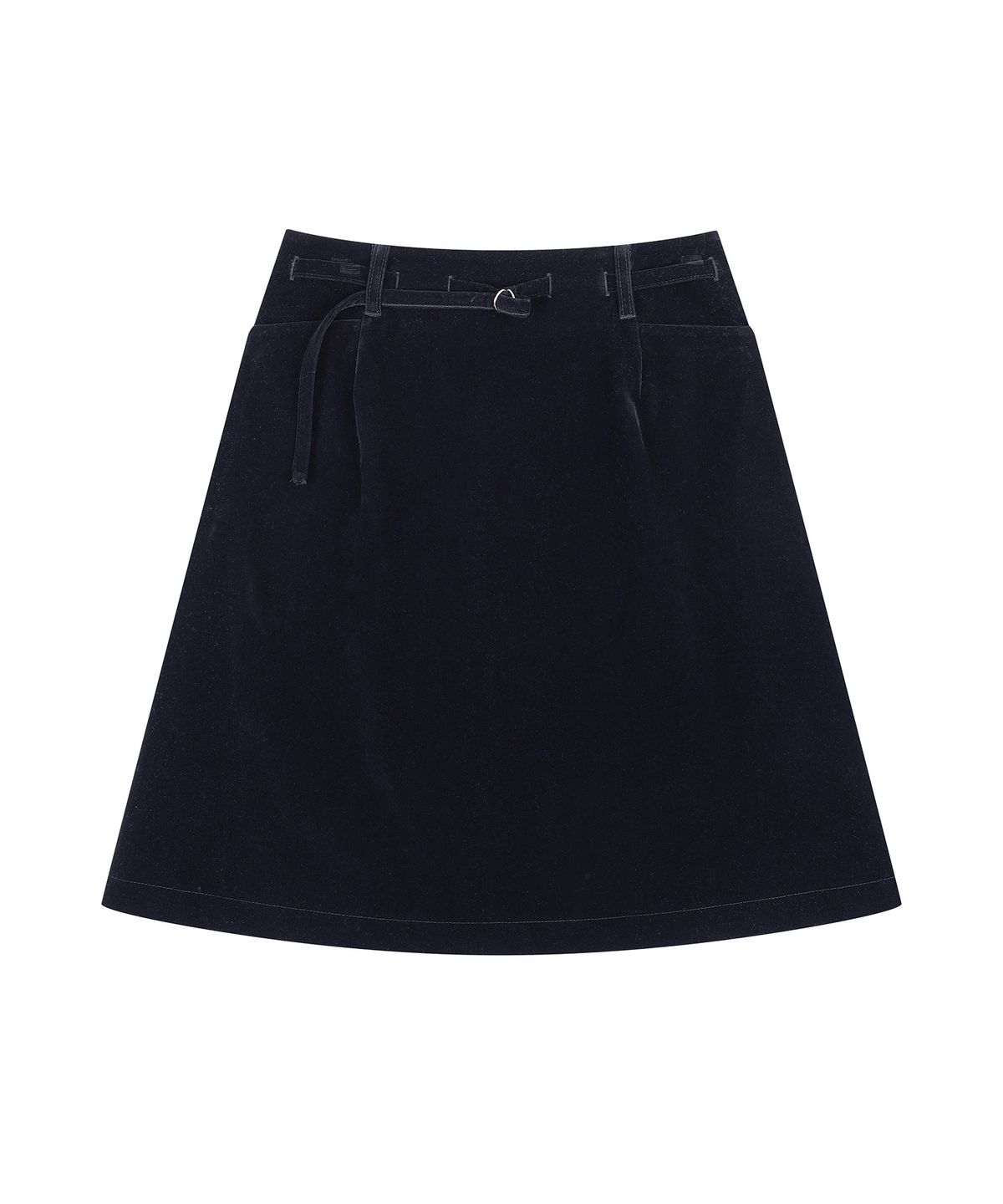 델리센트(DELICCENT) 초니 벨벳 스커트 [NAVY]