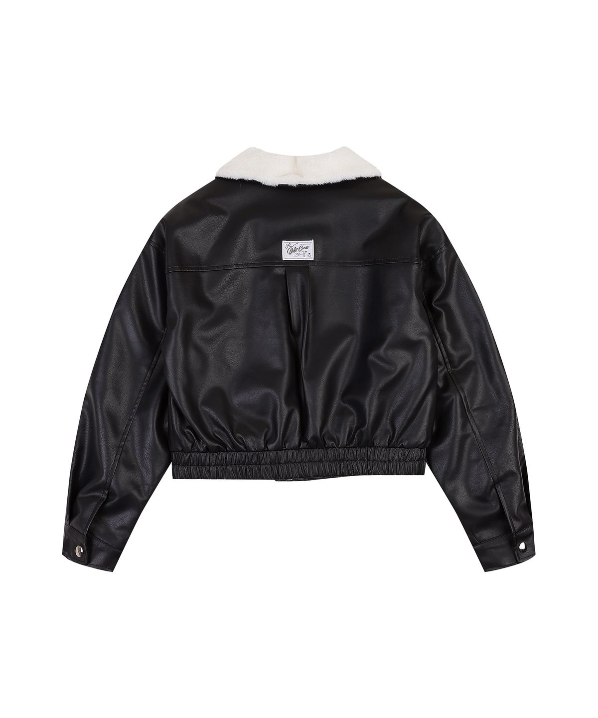 델리센트(DELICCENT) 쿠키 퍼 레더 블루종 [BLACK]