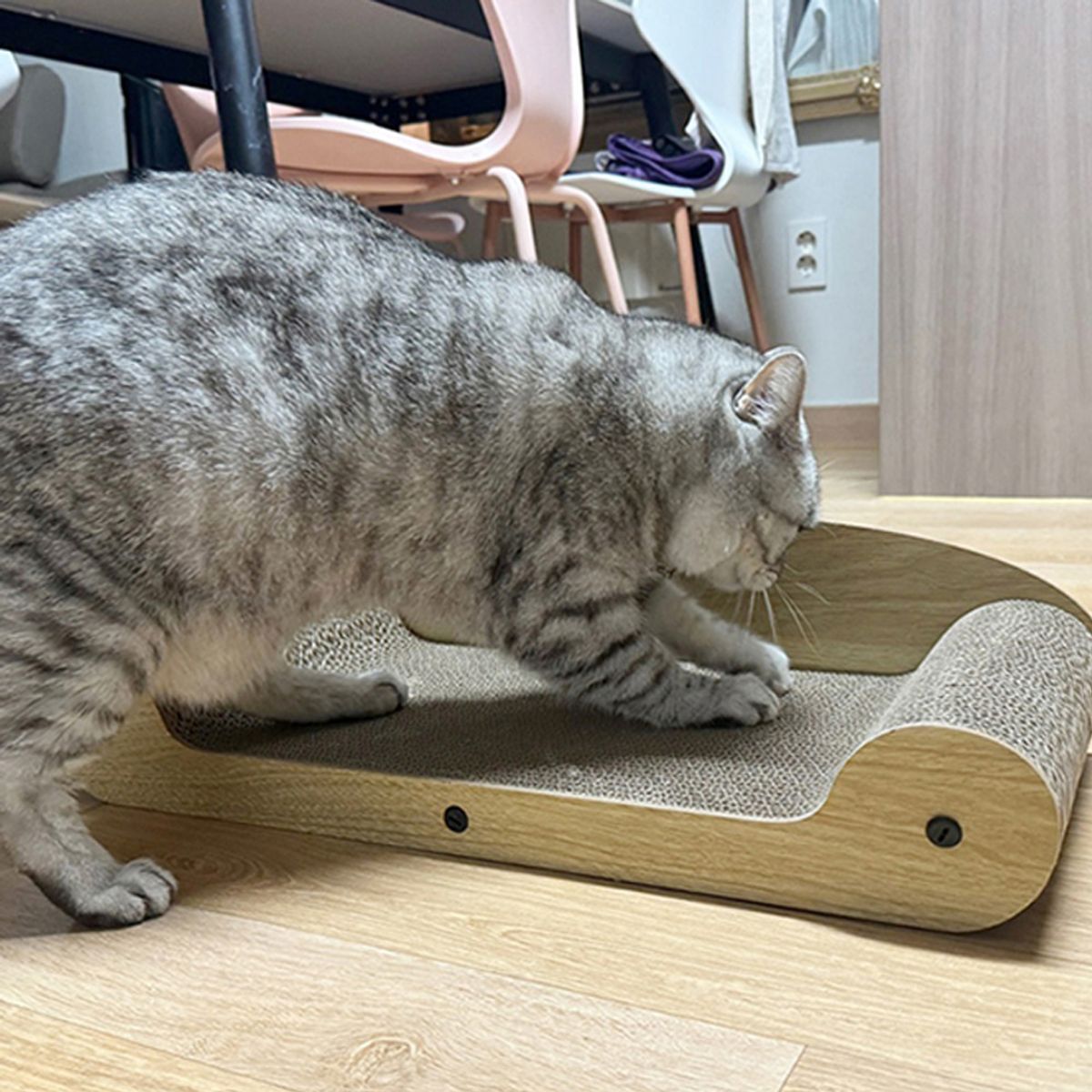 개과천선(GAEKWACHEONSUN) 프로덕트 고양이 소파 스크래쳐 캣닢 포함