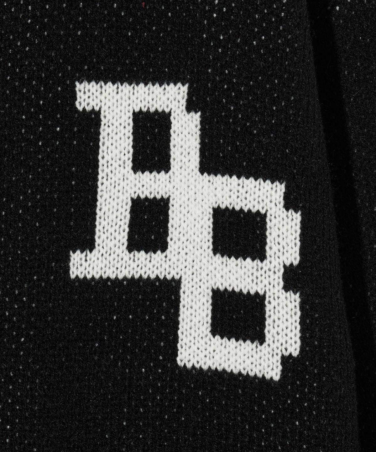 브라운브레스 키즈(BROWNBREATH KIDS) KIDS BB KNIT ZIP UP - BLACK