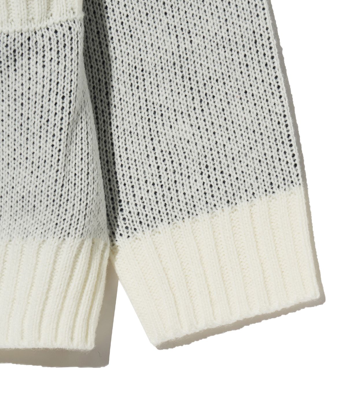 브라운브레스 키즈(BROWNBREATH KIDS) KIDS BB KNIT ZIP UP - IVORY