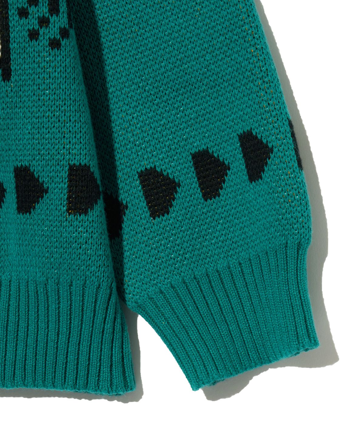 브라운브레스 키즈(BROWNBREATH KIDS) KIDS INSTRUMENTAL KNIT ZIP UP - MINT