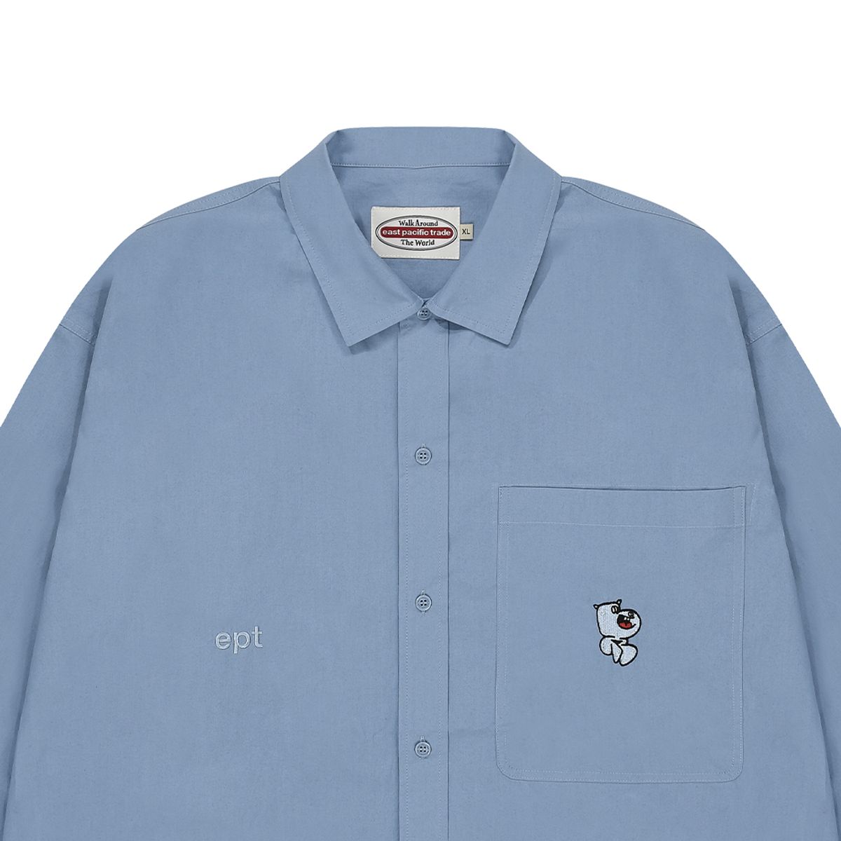 이피티(EPT) HECTOR BIG POCKET SHIRT (SKY BLUE)
