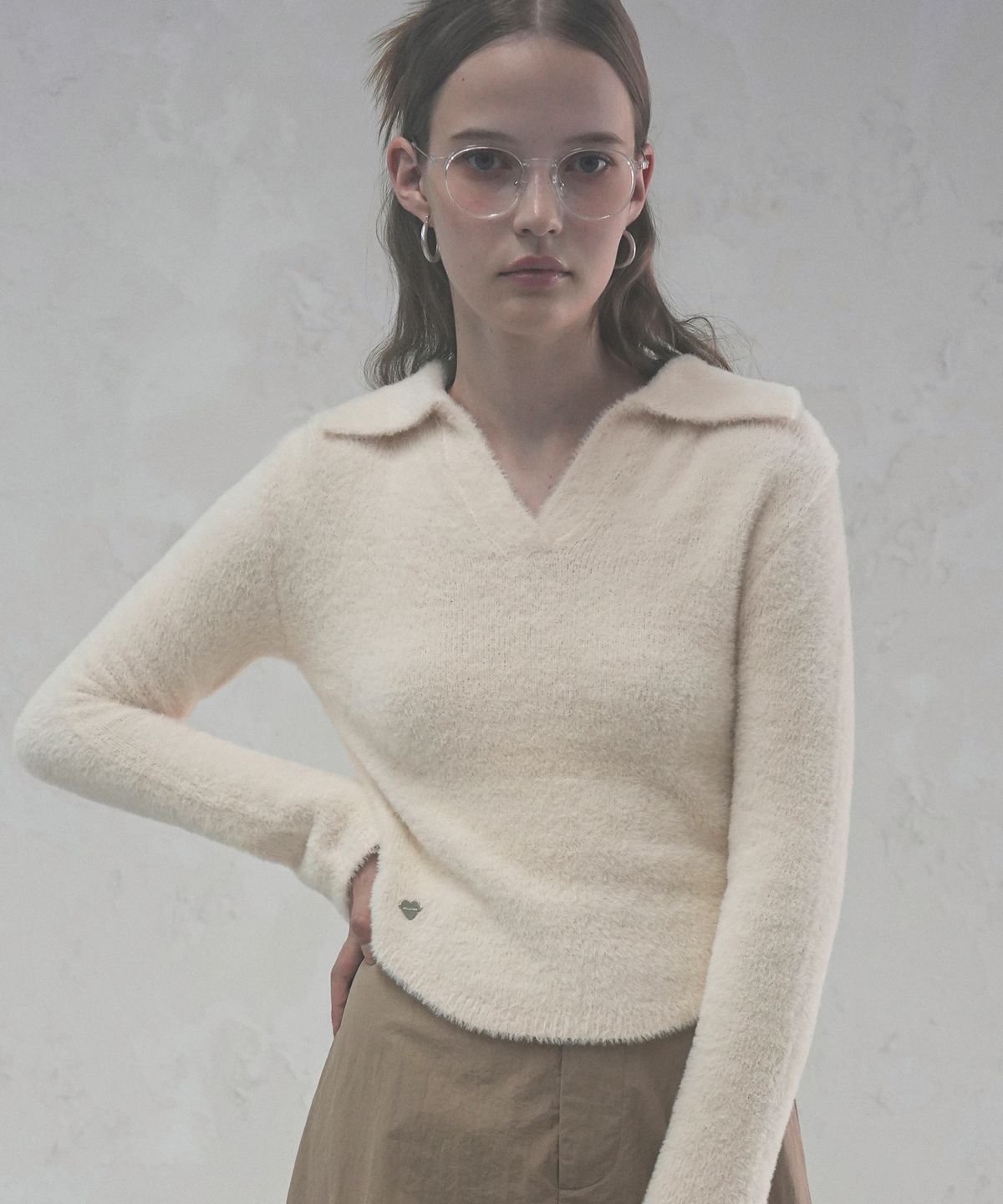 어반드레스(AVANDRESS) Jace Collar Round Knit - 5COL