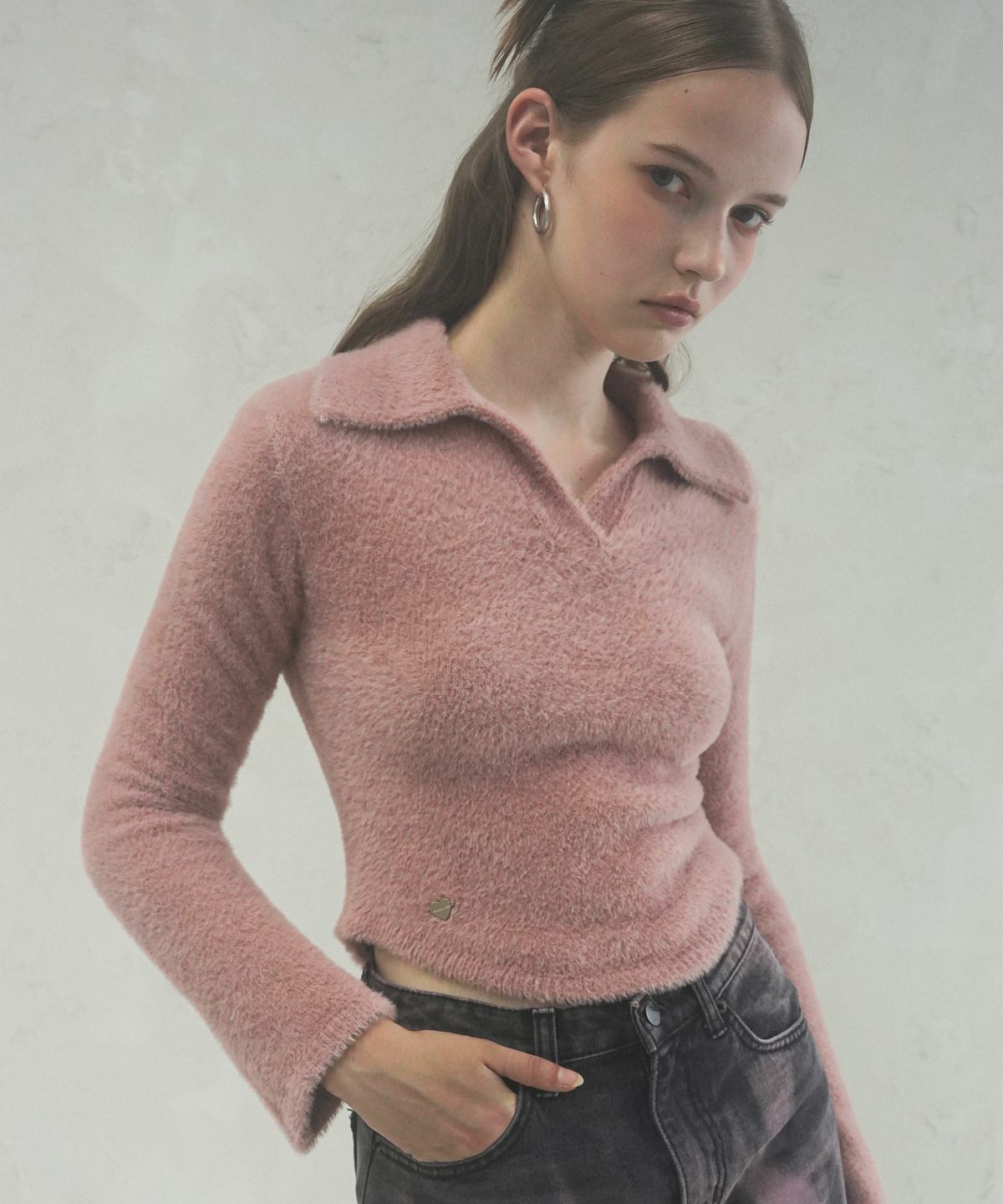 어반드레스(AVANDRESS) Jace Collar Round Knit - 5COL