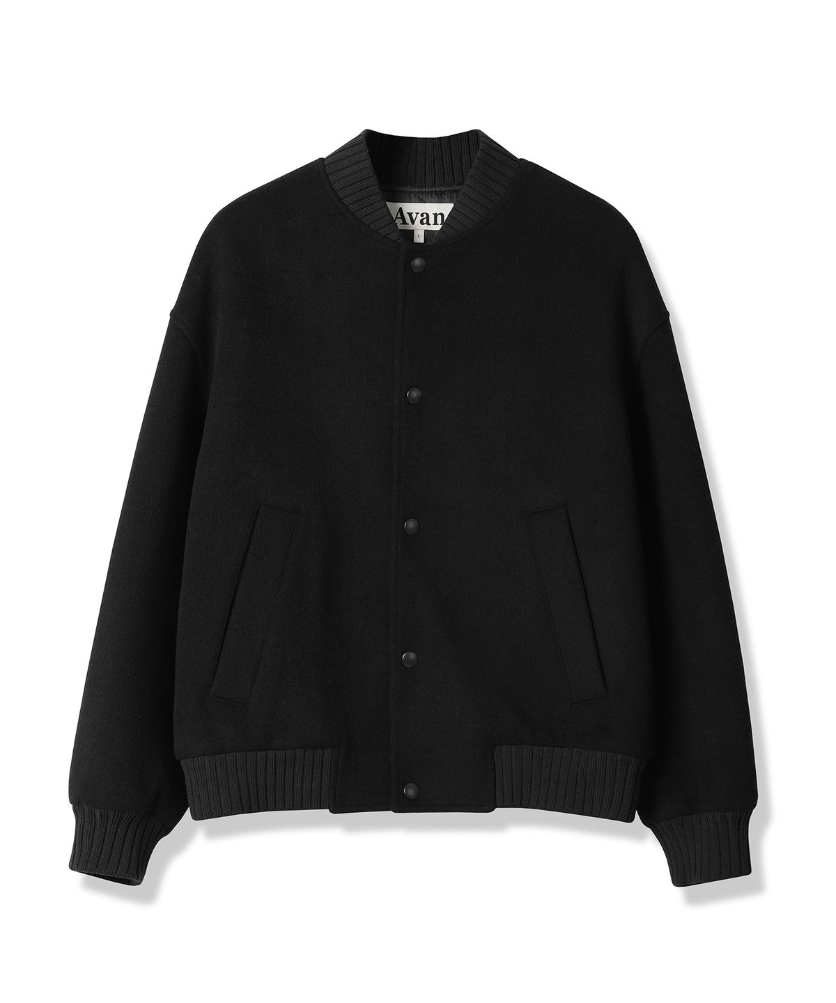 어반드레스(AVANDRESS) Aube Wool Handmade Blouson BLACK