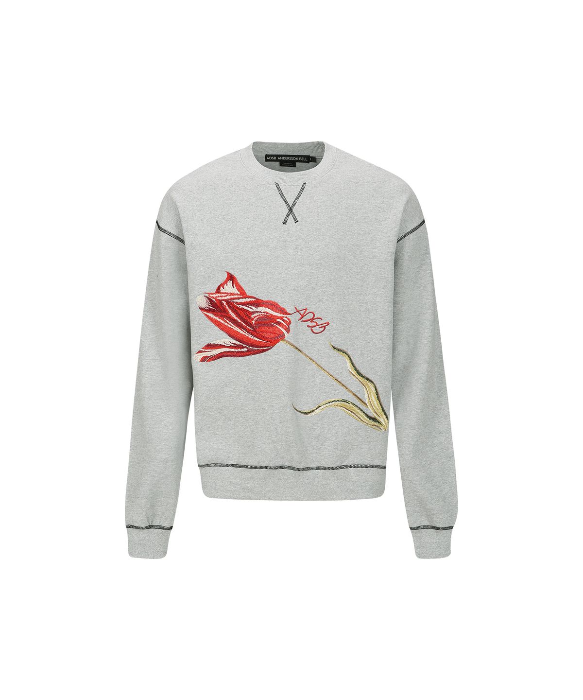앤더슨벨(ADSB ANDERSSON BELL) (에센셜) ADSB 플로어 스웻셔츠 atb1147u(GREY)