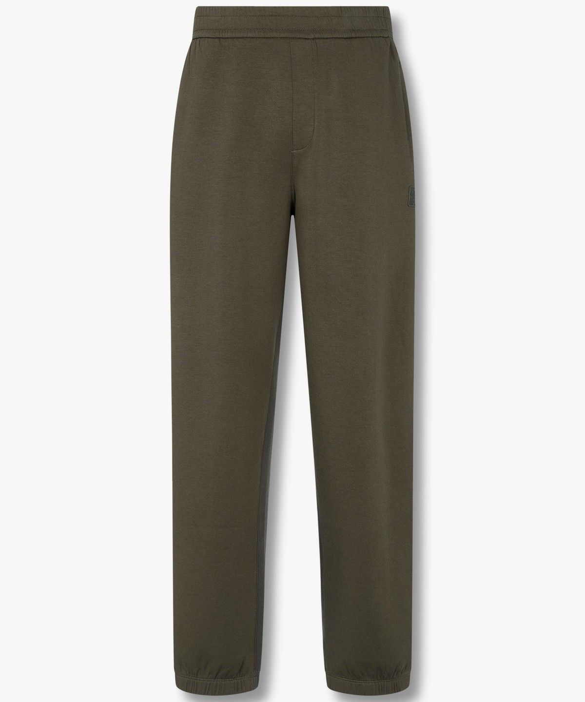 아르마니 익스체인지(ARMANI EXCHANGE) 남성 패치 로고 스트레치 밴딩 팬츠_올리브 A414342005