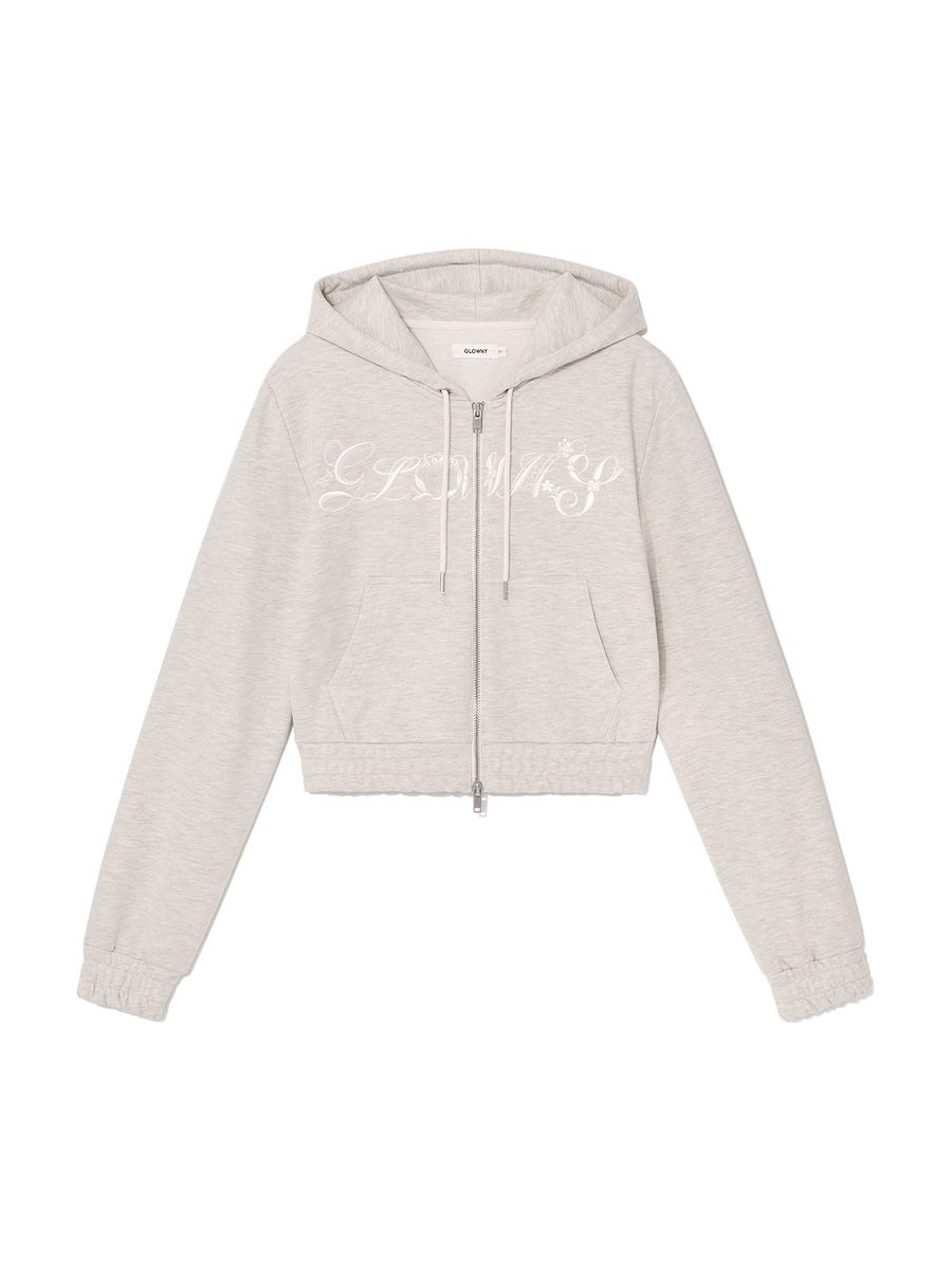 トップス GLOWNY BONNIE CROP ZIP UP MUSINSA公式 | GLOWNY BONNIE CROP ZIP UP (OATMEAL)