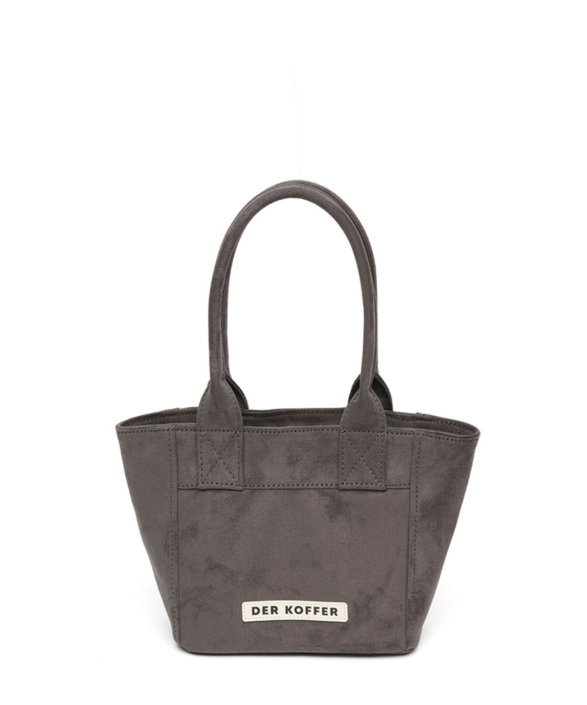 델코퍼(DER KOFFER) SHOPPER SUEDE [CHARCOAL]_MINI