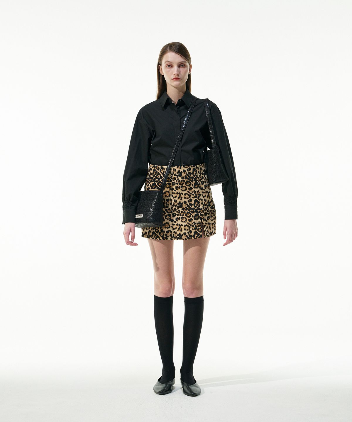 델코퍼(DER KOFFER) CANDY PYTHON FOIL [BLACK]