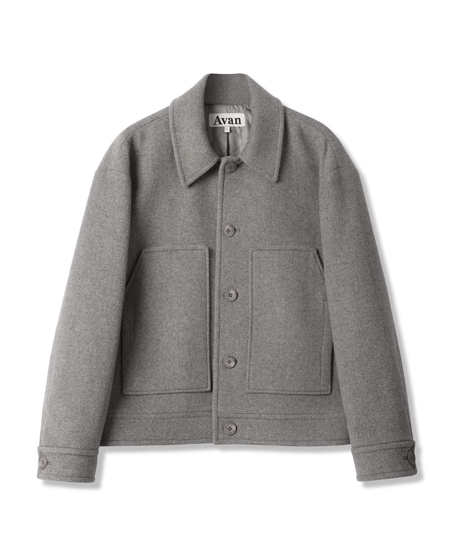 AVANDRESS ■ Modern Wool Collar Jacket MUSINSA | AVANDRESS Modern Wool Collar Jacket BROWN
