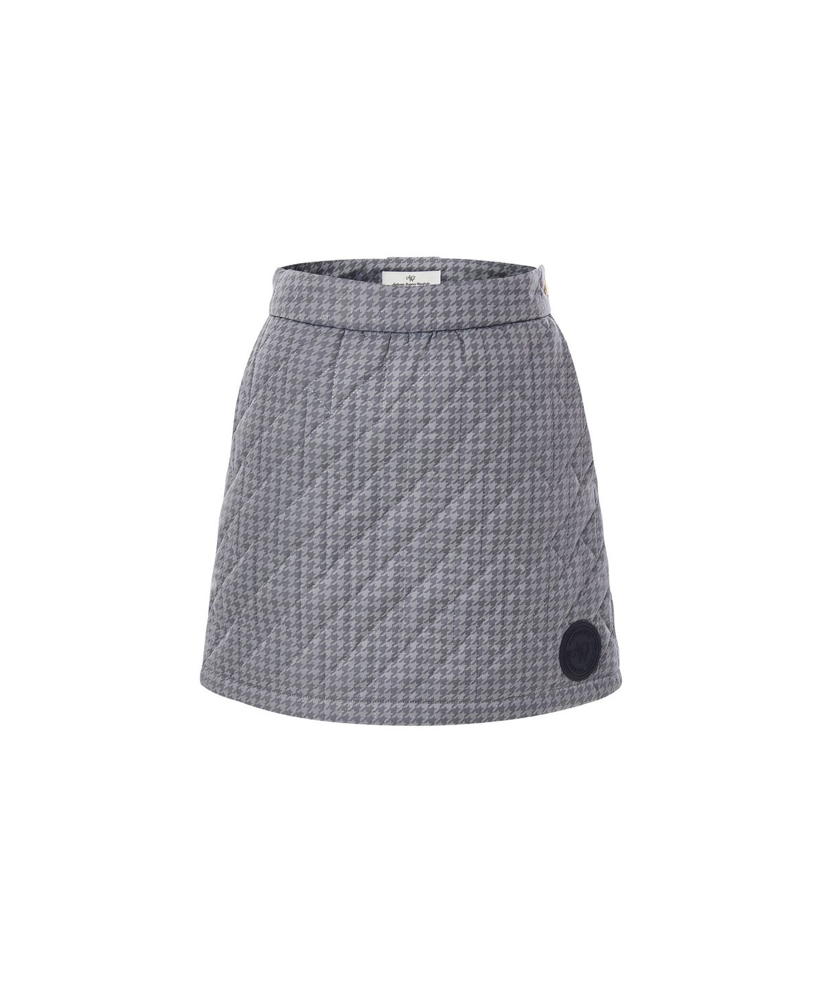에이오더블유(AOW) HOUNDTOOTH JQD QUILTING SKIRT