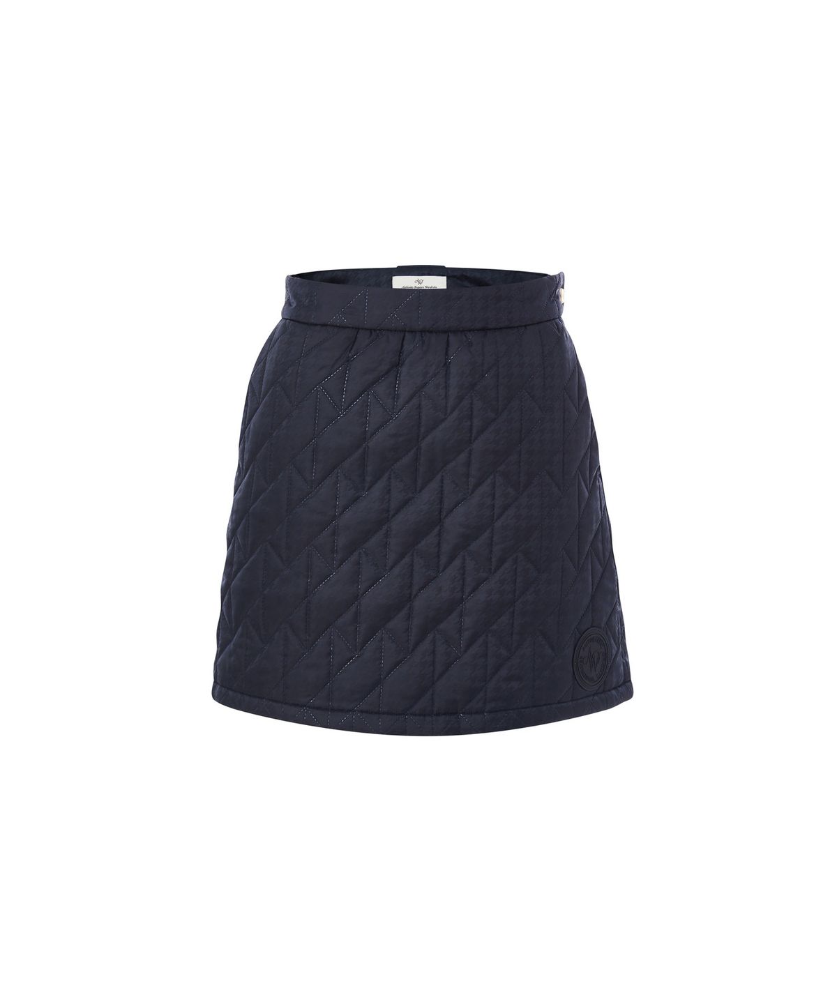 에이오더블유(AOW) HOUNDTOOTH JQD QUILTING SKIRT