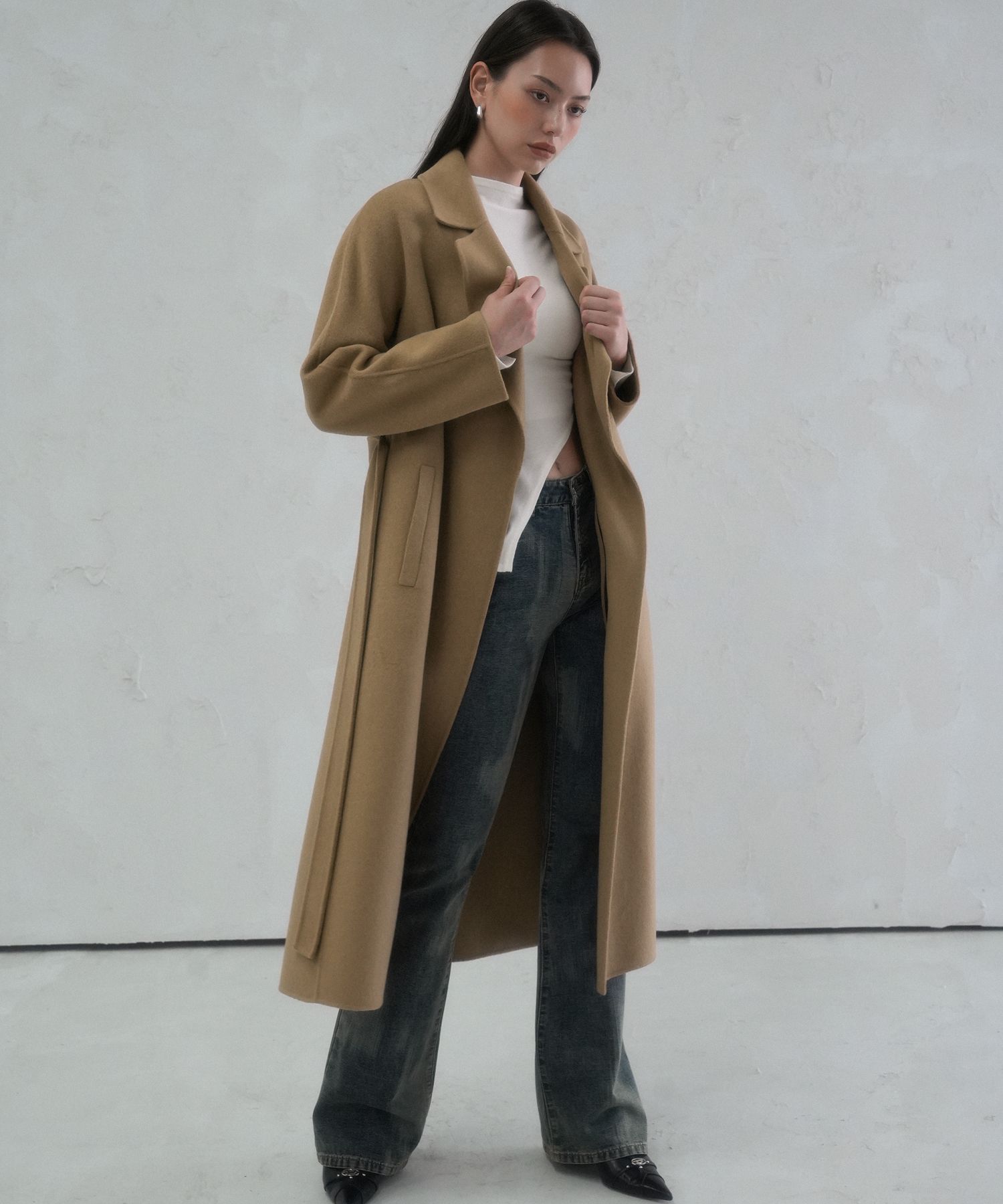 アウターその他 AVANDRESS Beth Handmade Wool Coat IVORY MUSINSA | AVANDRESS Beth Handmade Wool Coat IVORY
