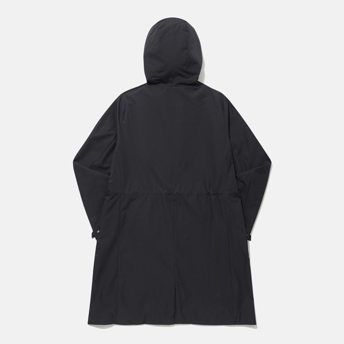 데상트(DESCENTE) [DUALIS] 여성 안감형 롱 웨더 코트 블랙(SP312DJK92)