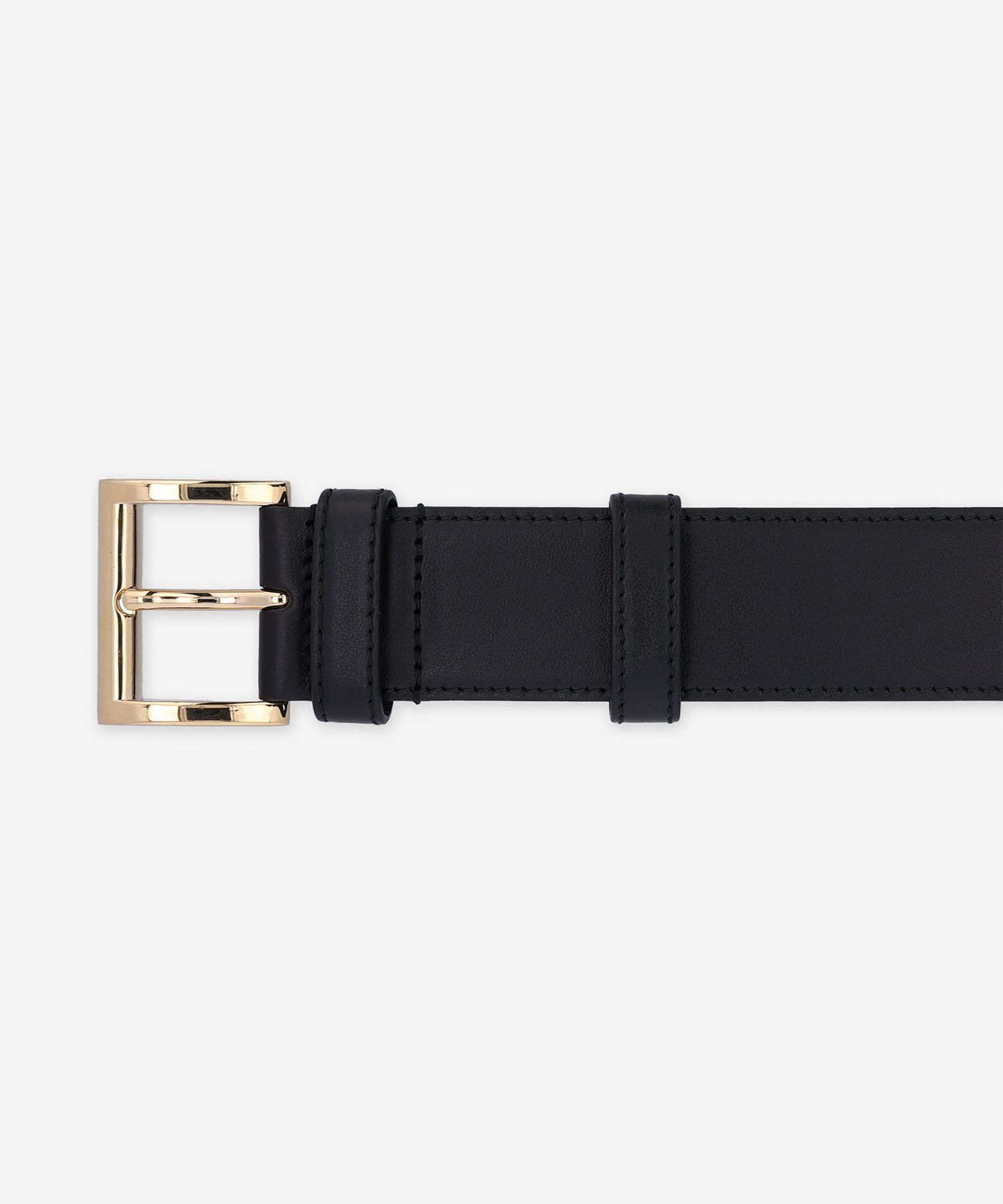 ★PRADA★ Triangle Logo Leather Belt Black 1CC5458NQF0632 1C 18928235_41321651_600.jpg
