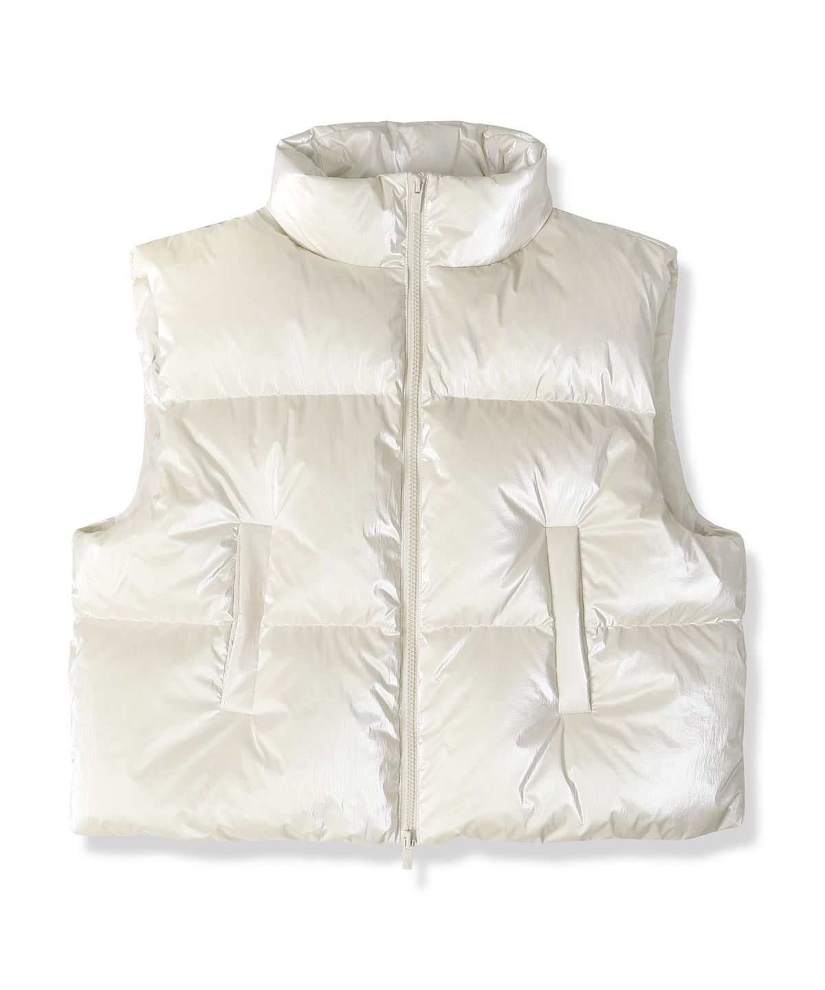 어반드레스(AVANDRESS) Siberia Duck Stella Crop Vest BLACK