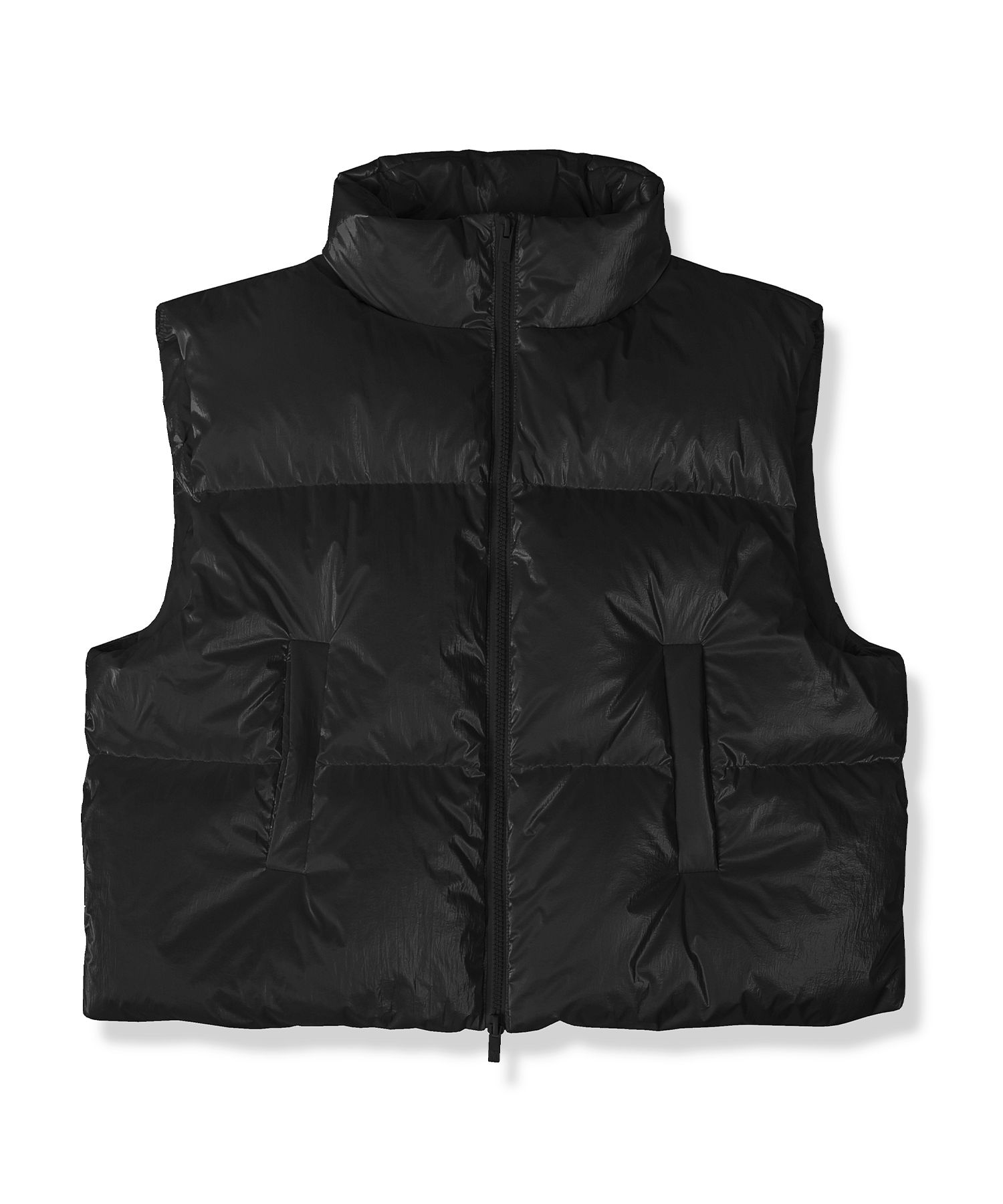 [AVANDRESS] ★24FW★ Siberia Duck Stella Crop Vest MUSINSA公式 | AVANDRESS Siberia Duck Stella Crop Vest DARK BLACK