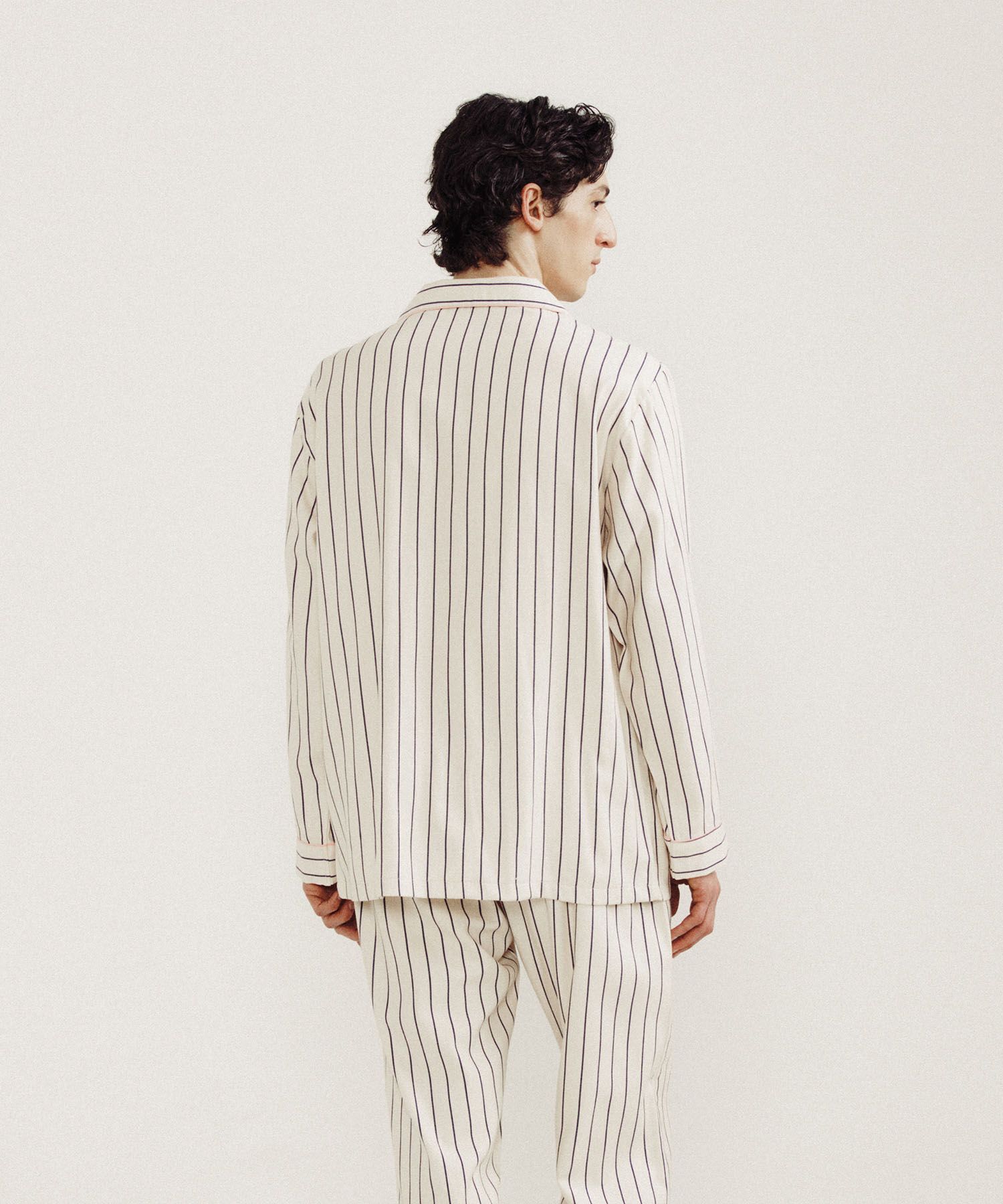 MUSINSA公式 | JO'S LOUNGE [Warm Modal] (couple) Derby Pajama Set