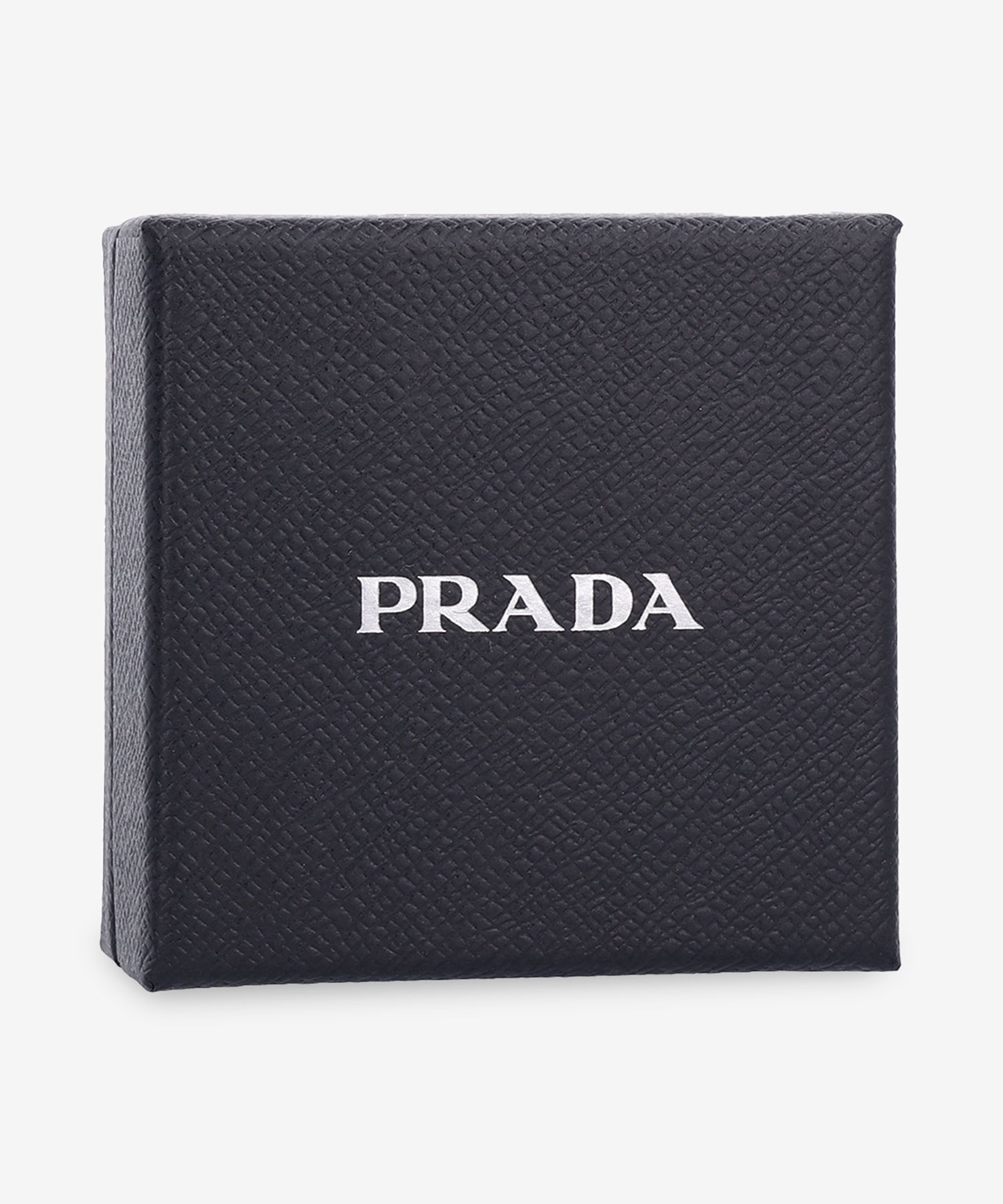 MUSINSA | PRADA Triangle Logo Keyring - Gold:Black