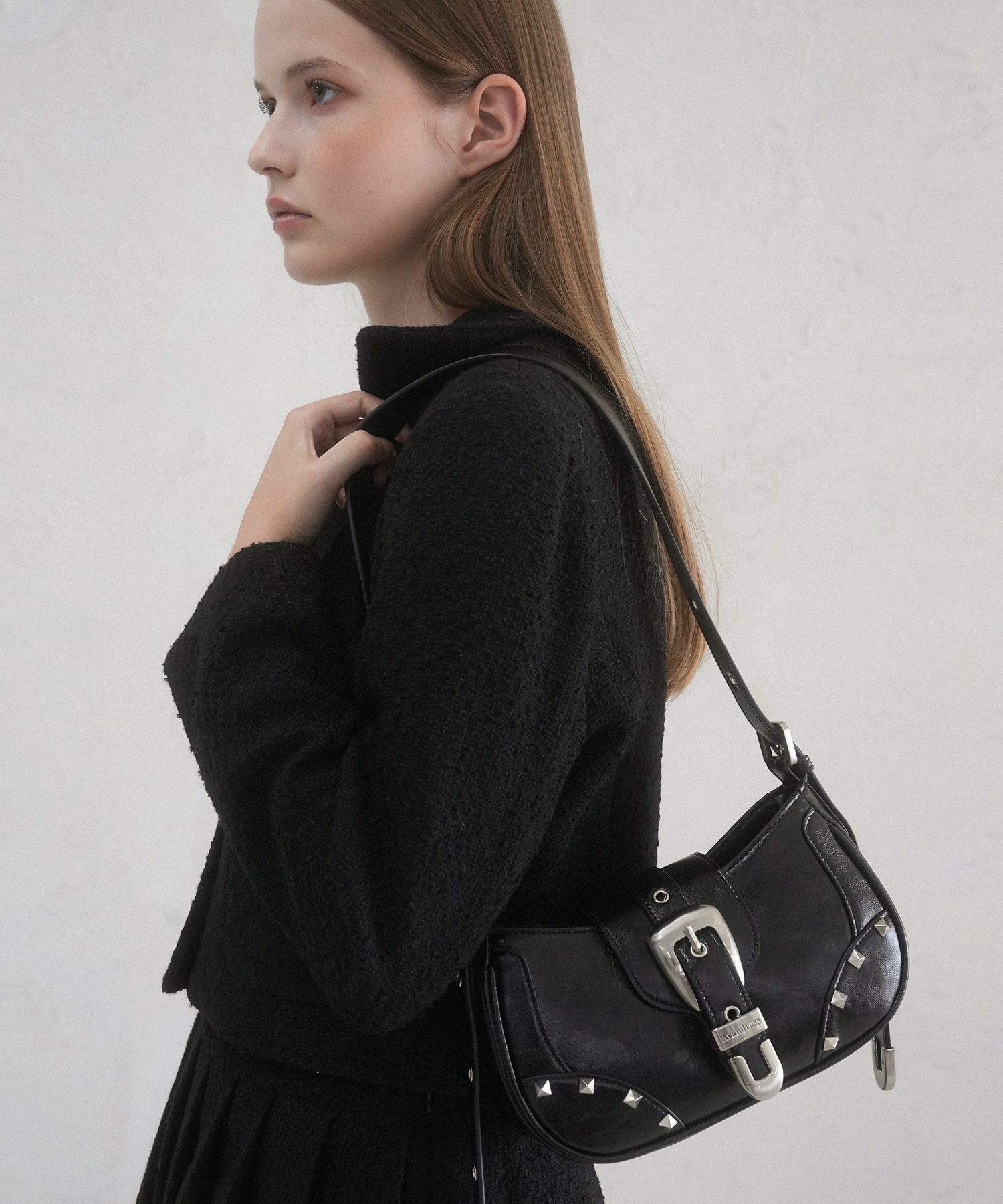 AVANDRESS★韓国★人気★Buckle Stud Bag - 2COL MUSINSA | AVANDRESS Buckle Stud Bag - 2COL