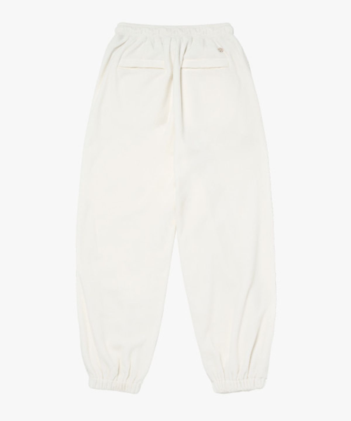 골스튜디오(GOALSTUDIO) ESSENTIAL EMBROIDERY FLEECE JOGGER-OFF WHITE