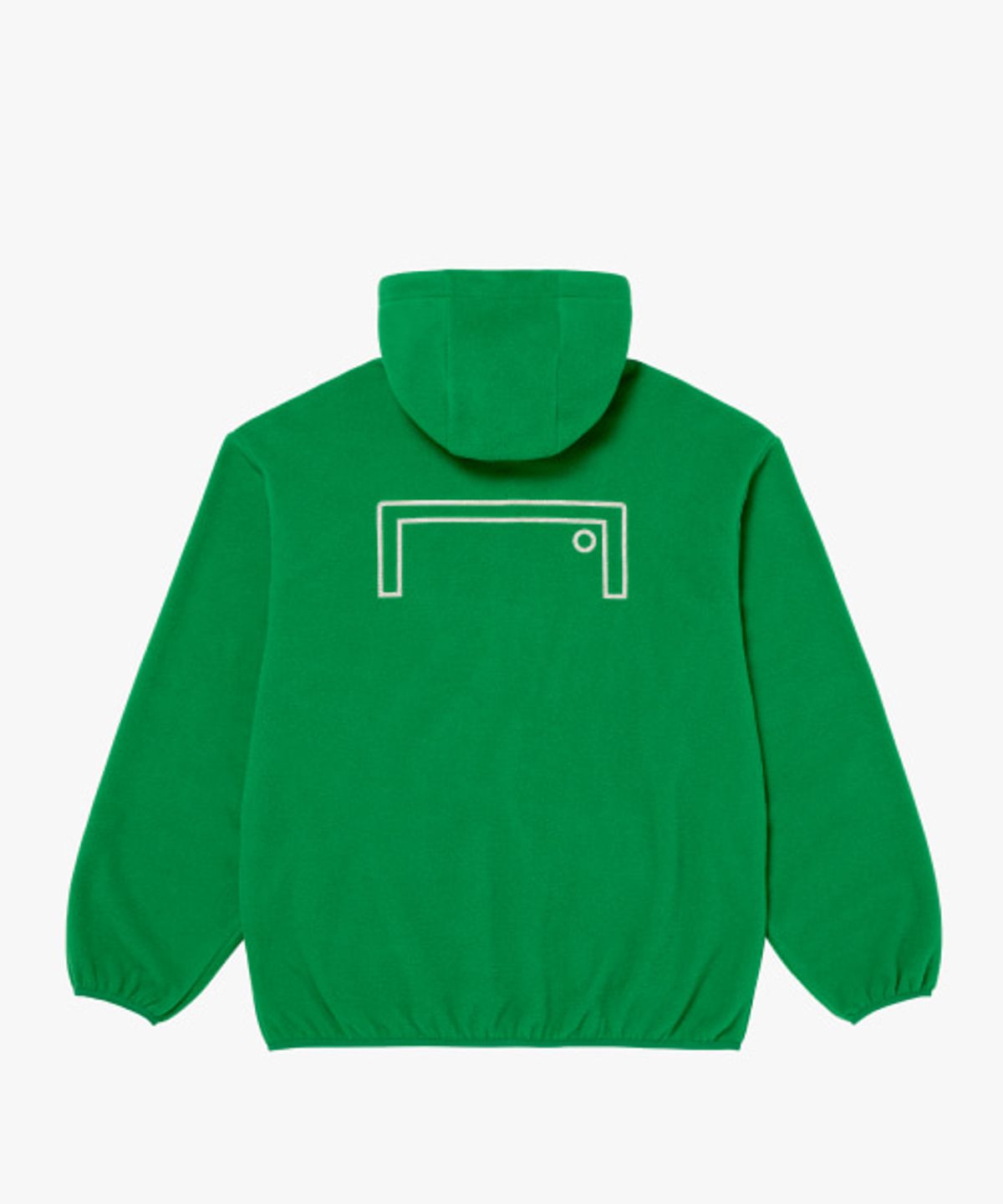 골스튜디오(GOALSTUDIO) ESSENTIAL EMBROIDERY FLEECE HOODIE-GREEN