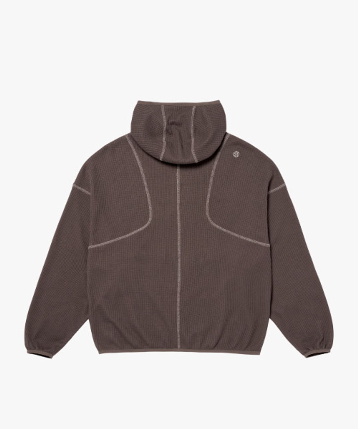 골스튜디오(GOALSTUDIO) WAFFLE OVER FIT HOODIE-INDIE PURPLE