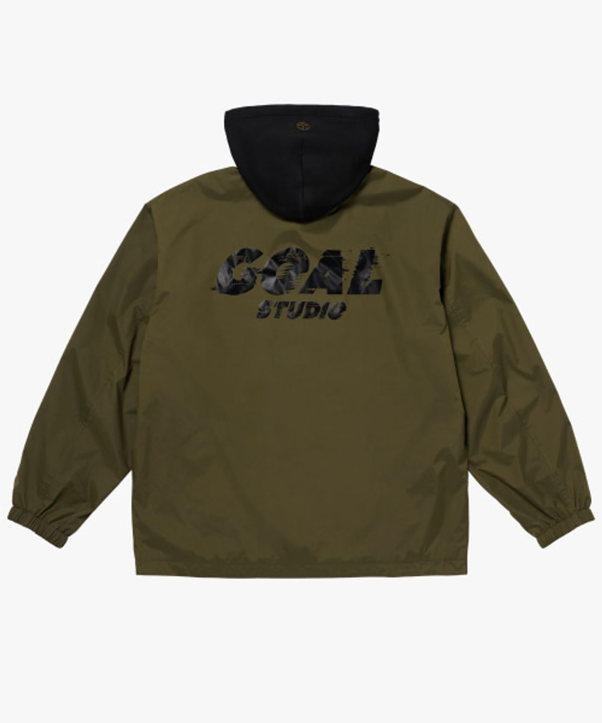 골스튜디오(GOALSTUDIO) GRAFFITI COACH JACKET-OLIVE GREEN