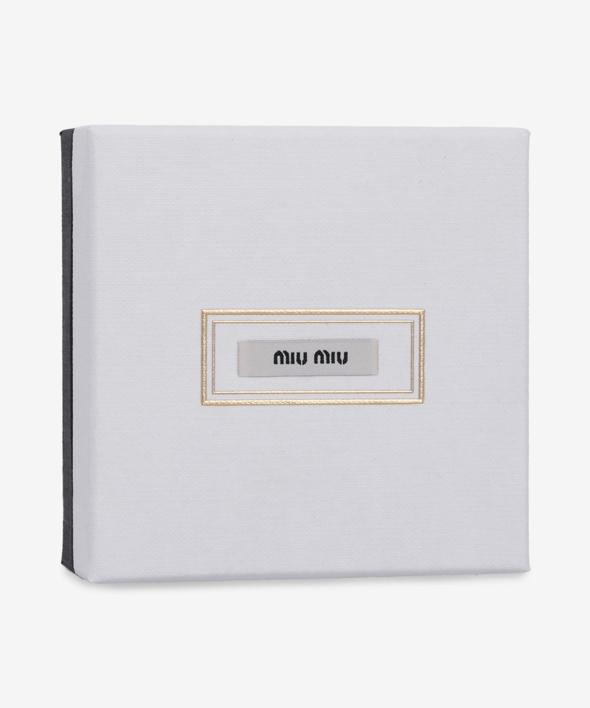 미우미우(MIU MIU) 플렉시글래스 메탈 헤어핀 - 화이트:블랙 / 5IF1142F72F0964