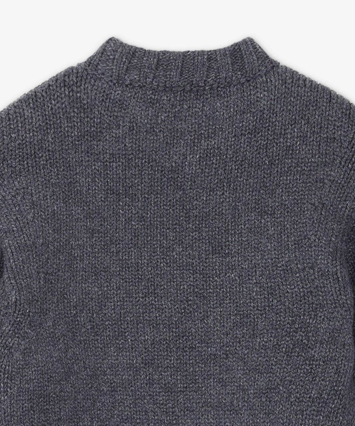 알렉산더 맥퀸(ALEXANDER McQUEEN) 울 캐시미어 니트 - 멜란지 그레이 / 807668Q1BBI1015