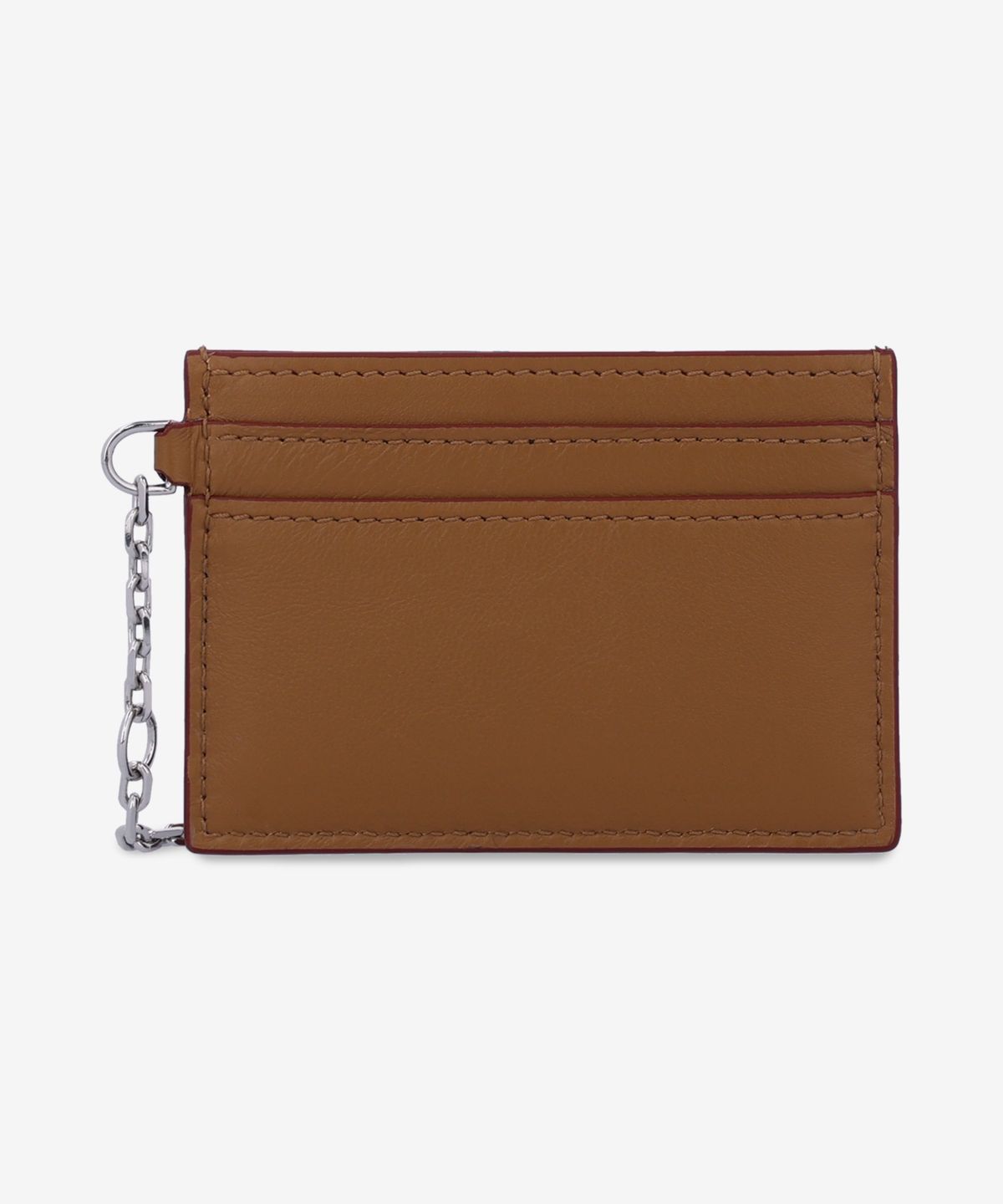 알렉산더 맥퀸(ALEXANDER McQUEEN) 실버 슬링 카드 홀더 - 피칸 / 8044341T1AN2130