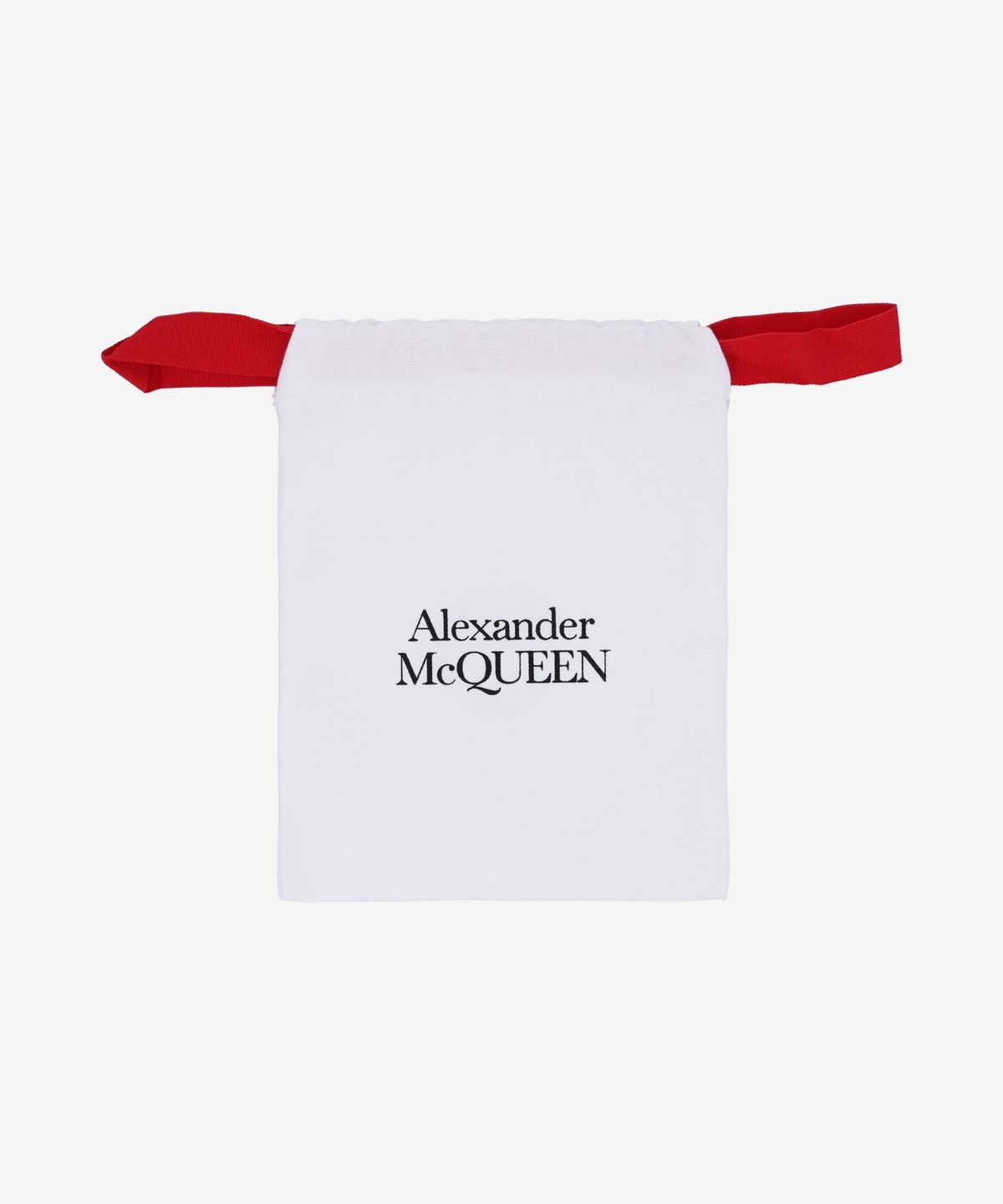 알렉산더 맥퀸(ALEXANDER McQUEEN) 실버 슬링 카드 홀더 - 피칸 / 8044341T1AN2130