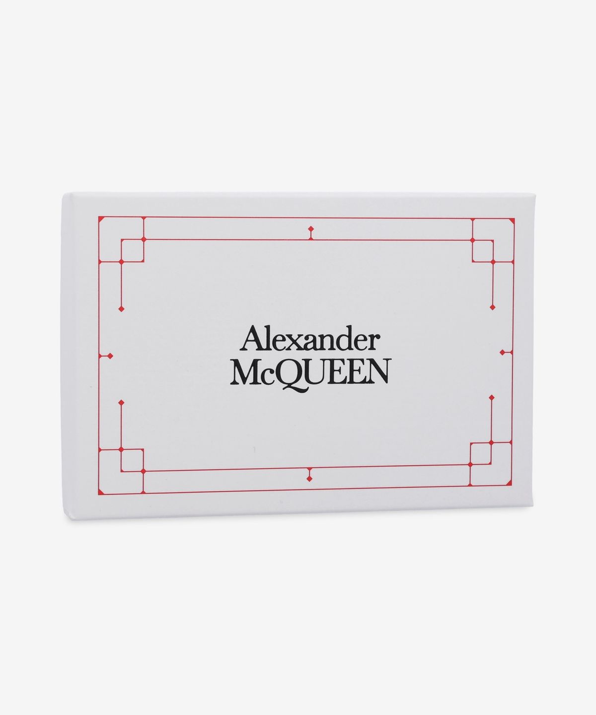 알렉산더 맥퀸(ALEXANDER McQUEEN) 실버 슬링 카드 홀더 - 피칸 / 8044341T1AN2130